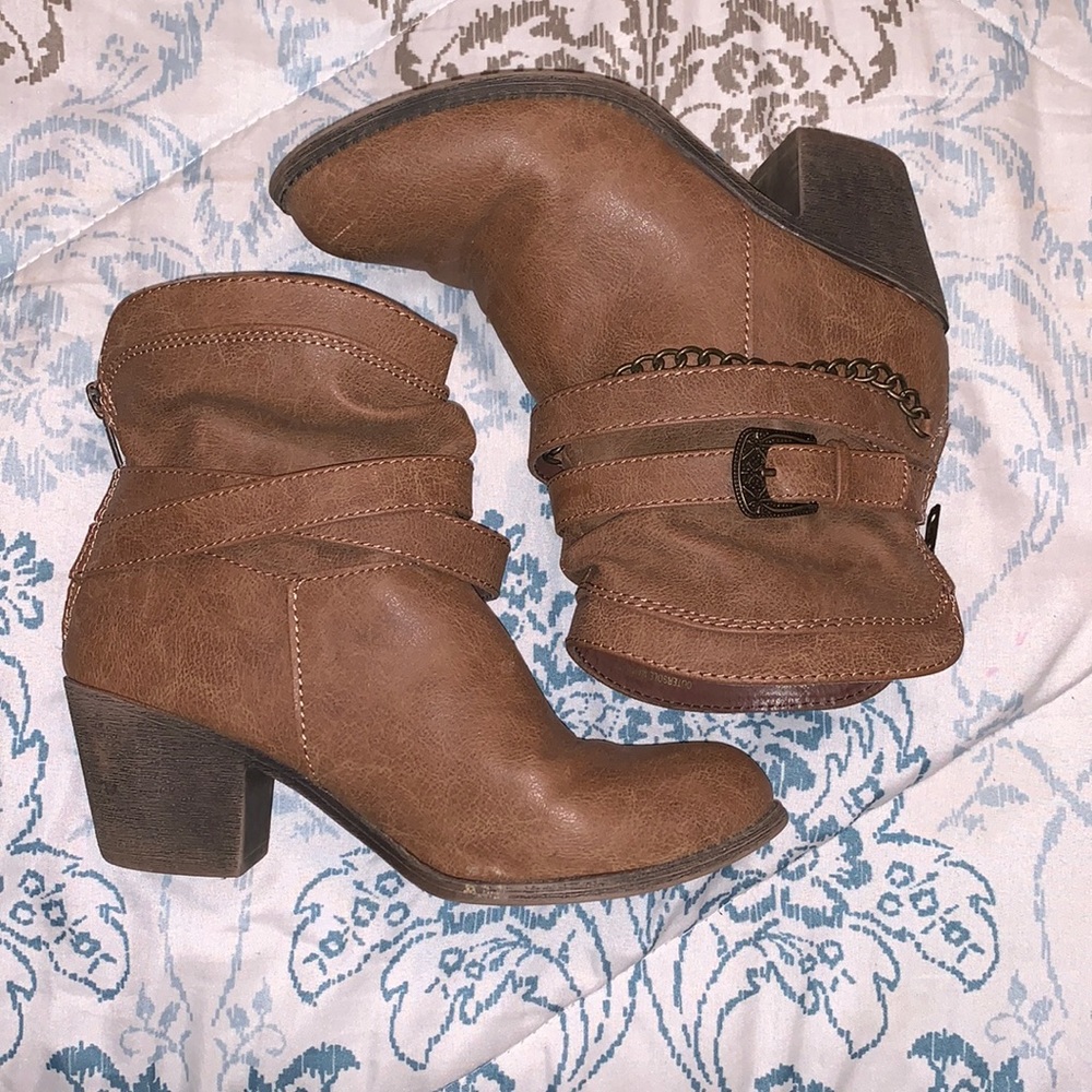 Brown Ankle Booties